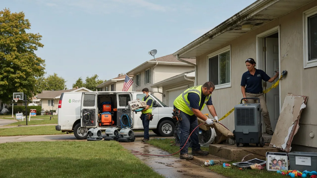 Water Damage Restoration in Cedar Rapids, IA near me